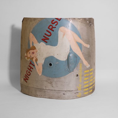 Lot 204 - A 1980s painted fighter-aeroplane jet-engine cowling