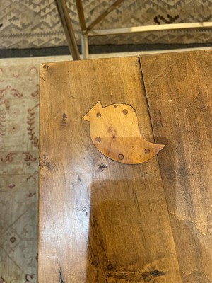 Lot 173 - A fruitwood side table