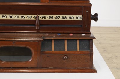 Lot 181 - A late Victorian mahogany life pool board by Stevens & Sons of London