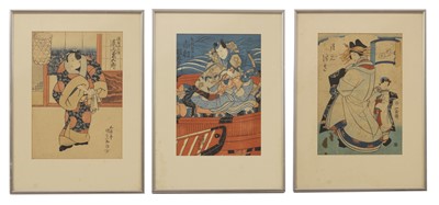 Lot 325 - Utagawa Kunisada 'Toyokuni III' (Japanese, 1786-1865)
