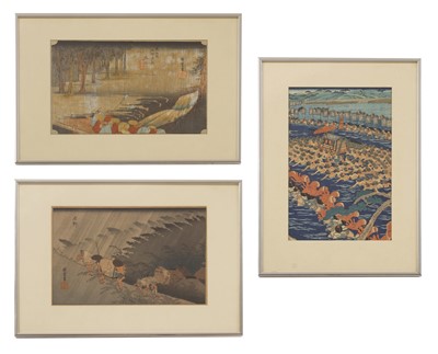 Lot 327 - Utagawa Hiroshige (Japanese, 1797-1858)