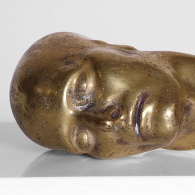 Lot 167 - A bronze death mask of Napoleon Bonaparte