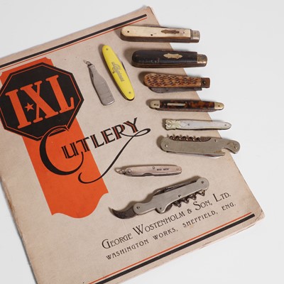 Lot 44 - A collection of ten penknives