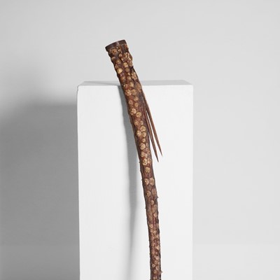 Lot 226 - A silver-mounted manta ray tail