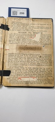 Lot 299 - A 'Continuous Certificate of Discharge' for Charles Green