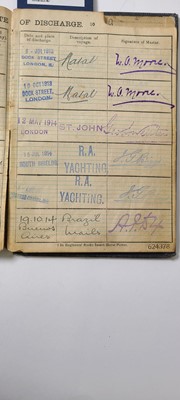 Lot 299 - A 'Continuous Certificate of Discharge' for Charles Green