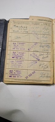 Lot 299 - A 'Continuous Certificate of Discharge' for Charles Green