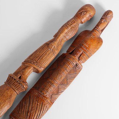 Lot 271 - Two folk art carvings