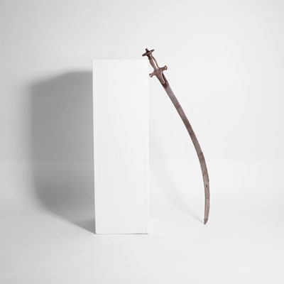 Lot 206 - A steel tulwar