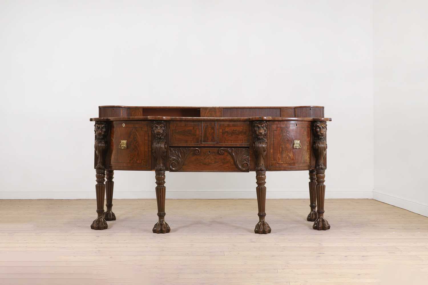 Lot 275 - A Regency mahogany sideboard