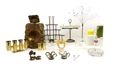 Lot 439 - A Erik Hoglund wrought iron and four branch centrepiece