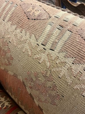 Lot 7 - A kilim-upholstered Knole sofa by George Smith