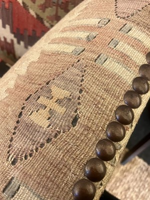 Lot 7 - A kilim-upholstered Knole sofa by George Smith