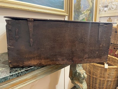 Lot 6 - A Regency-style mahogany and leather stool