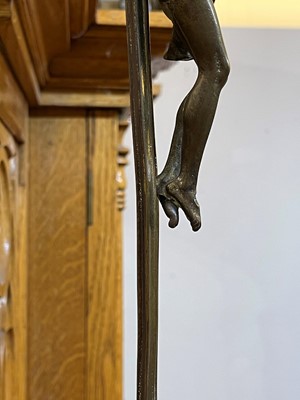Lot 26 - A gilt-brass and enamel altar crucifix in the manner of A W N Pugin