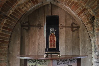 Lot 3 - A Regency ebonised table clock