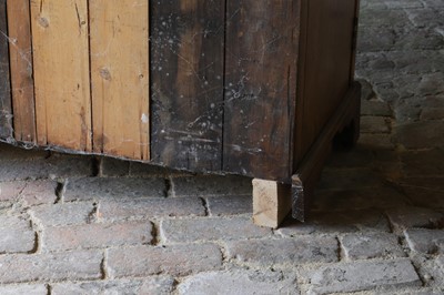 Lot 17 - A Victorian golden oak cupboard