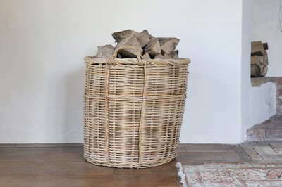 Lot 24 - A group of three log or storage baskets