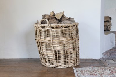 Lot 24 - A group of three log or storage baskets