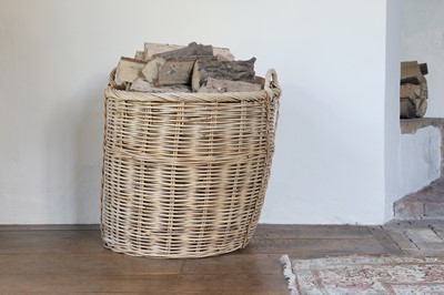 Lot 24 - A group of three log or storage baskets