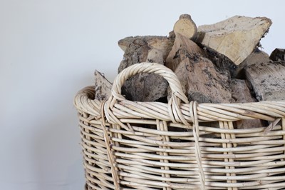Lot 24 - A group of three log or storage baskets