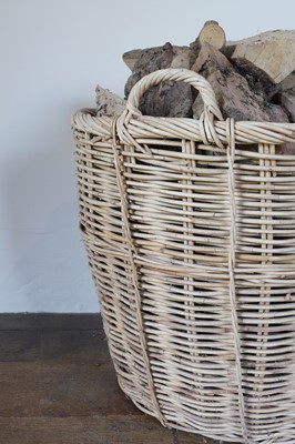Lot 24 - A group of three log or storage baskets