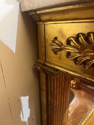Lot 502 - A giltwood console table