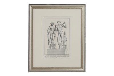 Lot 516 - A set of six engravings of classical statues