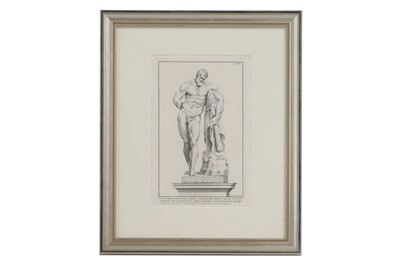 Lot 516 - A set of six engravings of classical statues