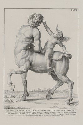 Lot 516 - A set of six engravings of classical statues