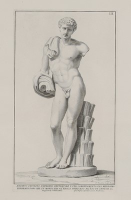 Lot 516 - A set of six engravings of classical statues