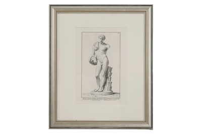 Lot 516 - A set of six engravings of classical statues