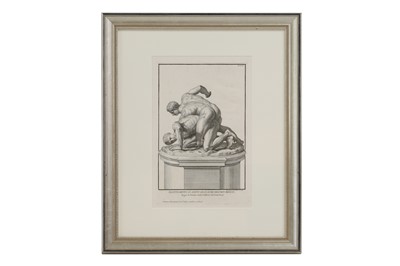 Lot 516 - A set of six engravings of classical statues