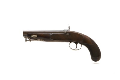 Lot 82 - A percussion pistol
