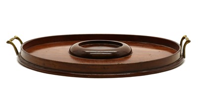 Lot 195A - A George III mahogany drinks tray