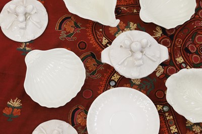 Lot 326 - A quantity of white glazed porcelain dinnerwares