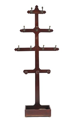 Lot 463 - A mahogany hall stand