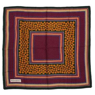 Lot 1569 - A silk scarf, Venerie et Chasse Royale, probably by Hermes