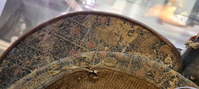 Lot 115 - A Japanese suji bachi kabuto (ridged helmet)