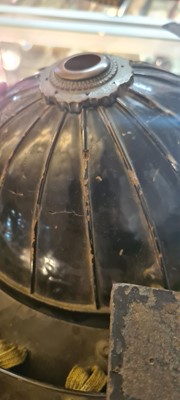 Lot 115 - A Japanese suji bachi kabuto (ridged helmet)