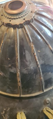Lot 115 - A Japanese suji bachi kabuto (ridged helmet)