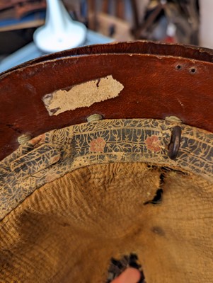 Lot 115 - A Japanese suji bachi kabuto (ridged helmet)