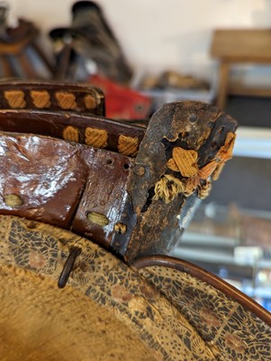 Lot 115 - A Japanese suji bachi kabuto (ridged helmet)