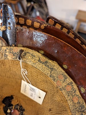 Lot 115 - A Japanese suji bachi kabuto (ridged helmet)