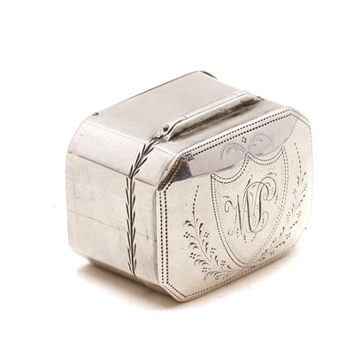 Lot 41 - A silver nutmeg grater