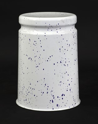 Lot 639 - A Swedish enamelled metal stool