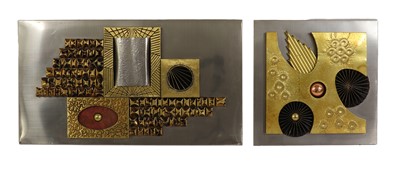 Lot 250A - An abstract metal wall plaque