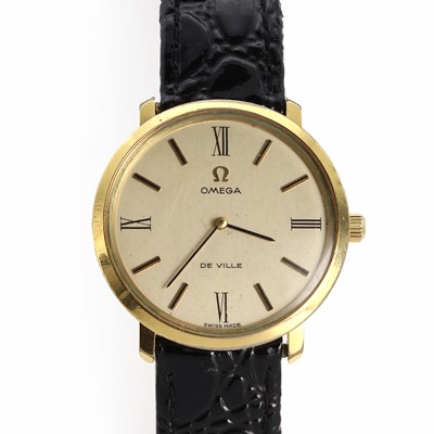 Lot 1436 - A gentlemen's Omega De Ville mechanical strap watch