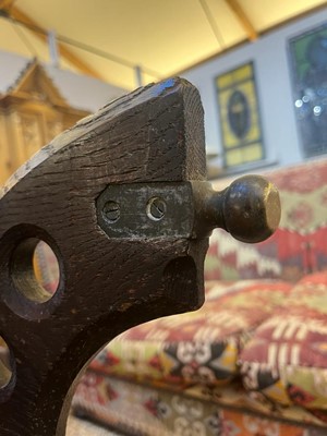 Lot 23 - A 'Granville' oak chair designed by E W Pugin
