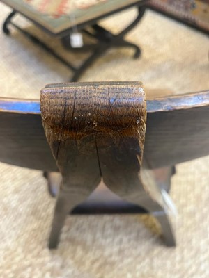 Lot 23 - A 'Granville' oak chair designed by E W Pugin